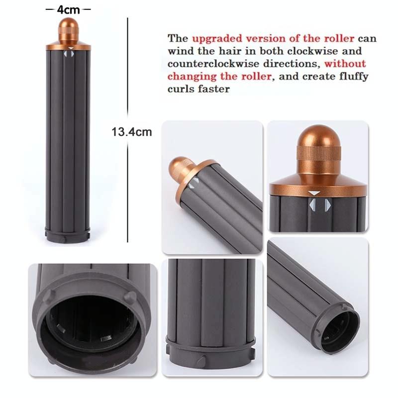 30mm Gold Long Barrel Curling Iron for Dyson Hair Dryer 6