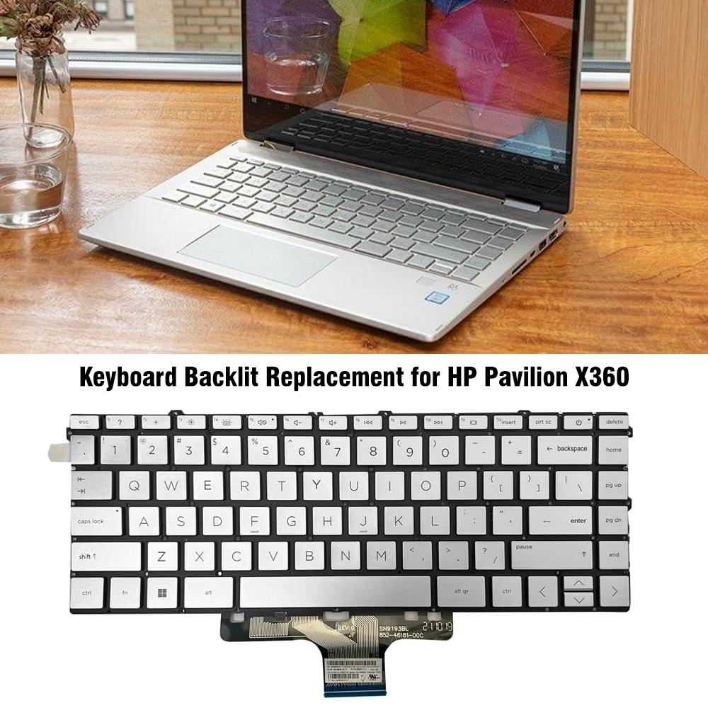 Backlit Keyboard for us Version Devices - For Hp 15-Ab 7