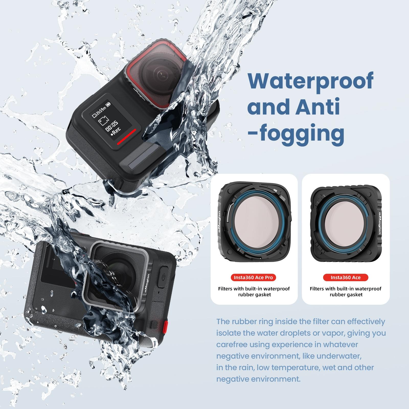Waterproof Protective Goggles for Sports Camera - Magisn - For Insta360 Ace Pro Uv 11