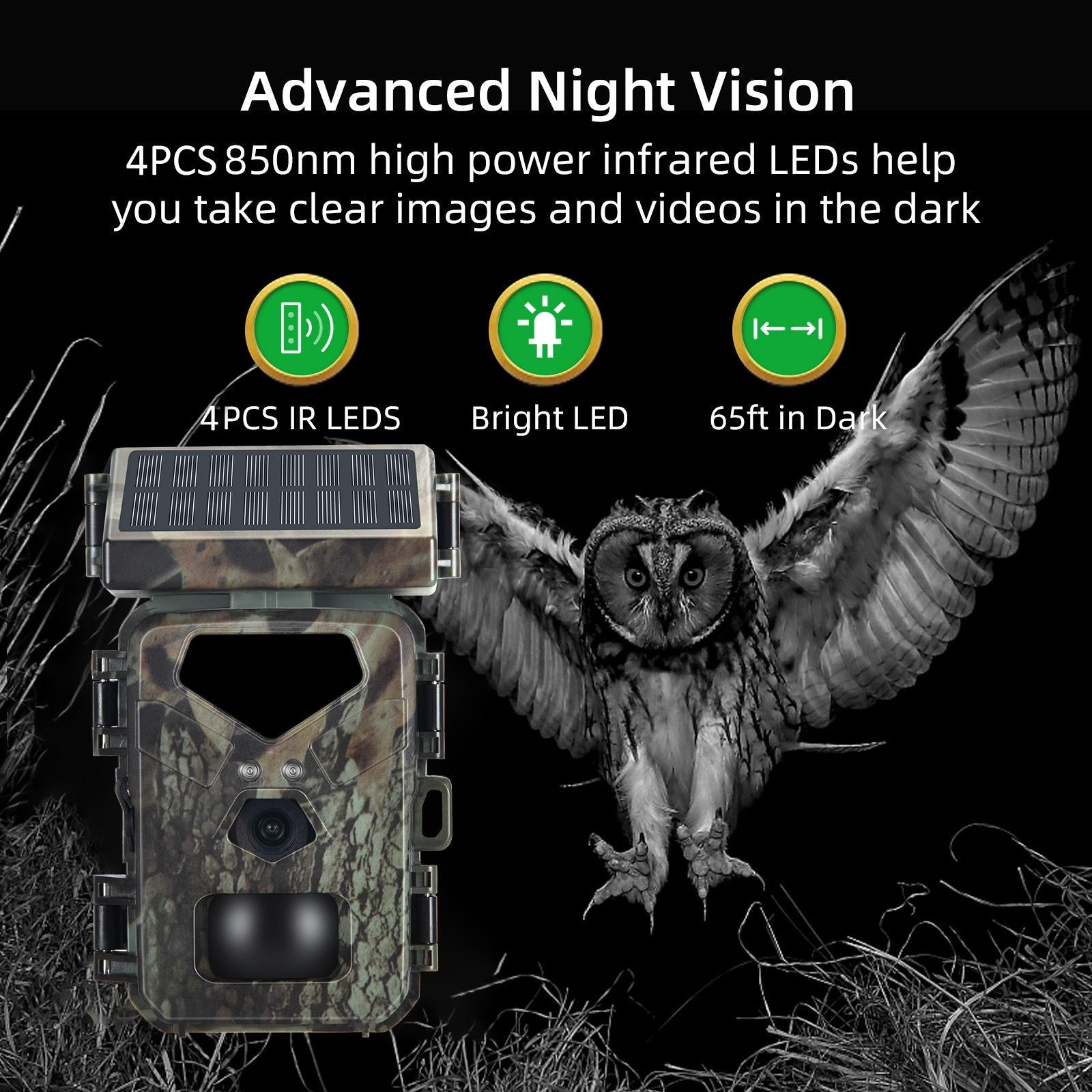 20mp / 1080p Infrared Tracking Camera - no Screen no Keys 5