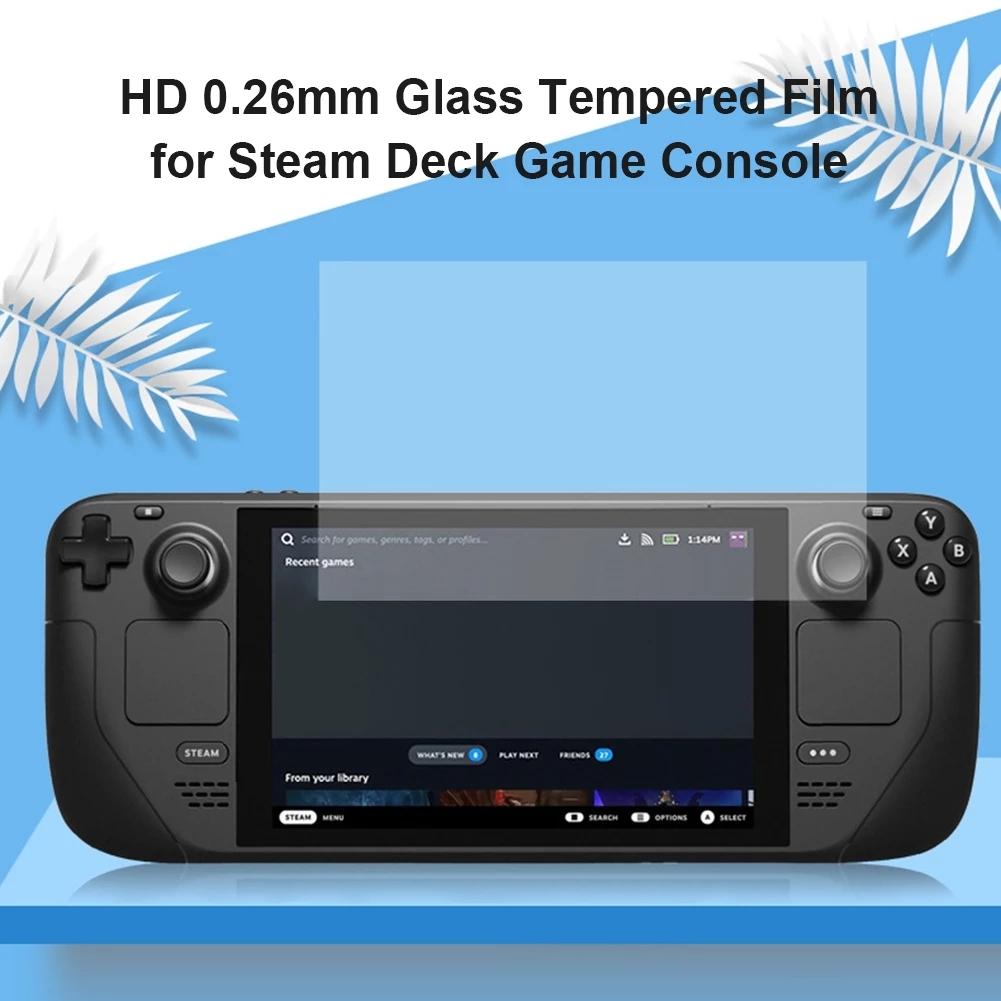 10-pack Tempered Glass Film for Steam Deck Console - 0.26mm 9h 2.5d 7