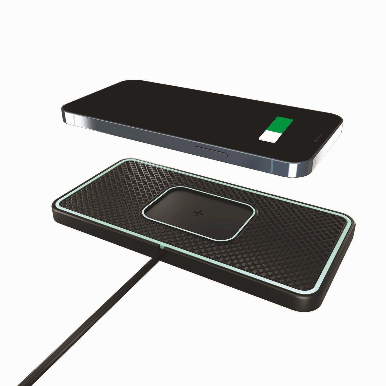 Wireless Car Charger with Anti-slip Pad for Airpods / Iphone - 15w 3