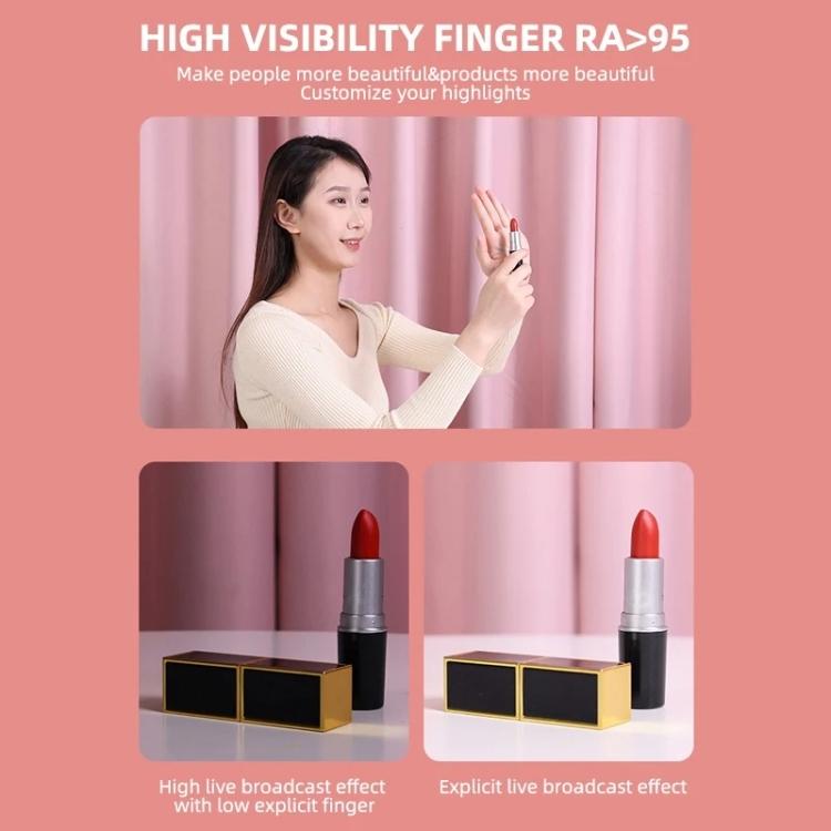 Full-screen 12.6 Selfie Ring Light Tripod Set - 210cm for Live Stream - 55Cm Bracket 10