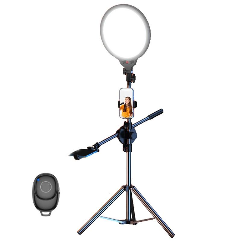 Full-screen 12.6 Selfie Ring Light Tripod Set - 210cm for Live Stream - 55Cm Bracket 13