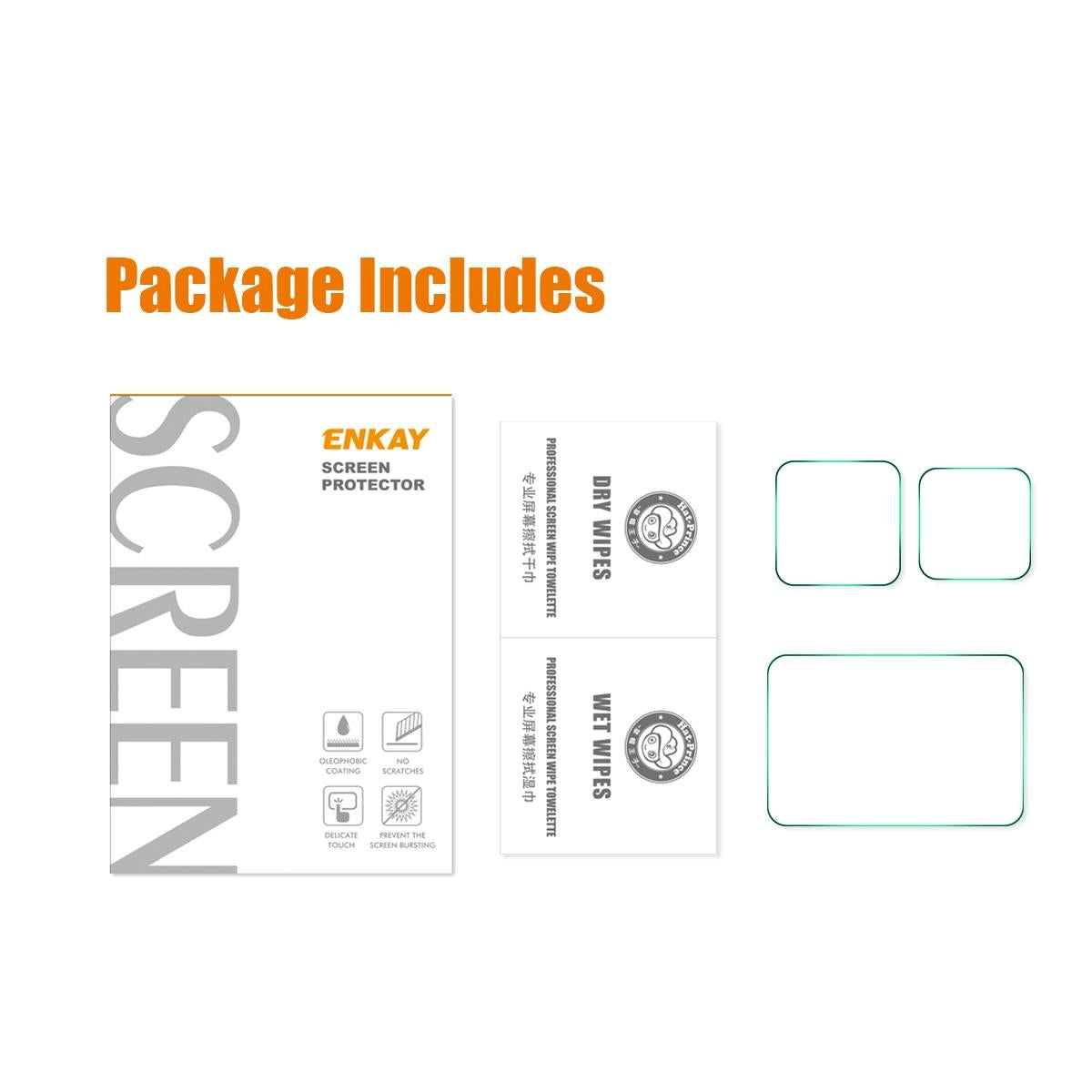 Enkay Hat Prince 9h Tempered Glass Film for Gopro Hero12 Camera 8
