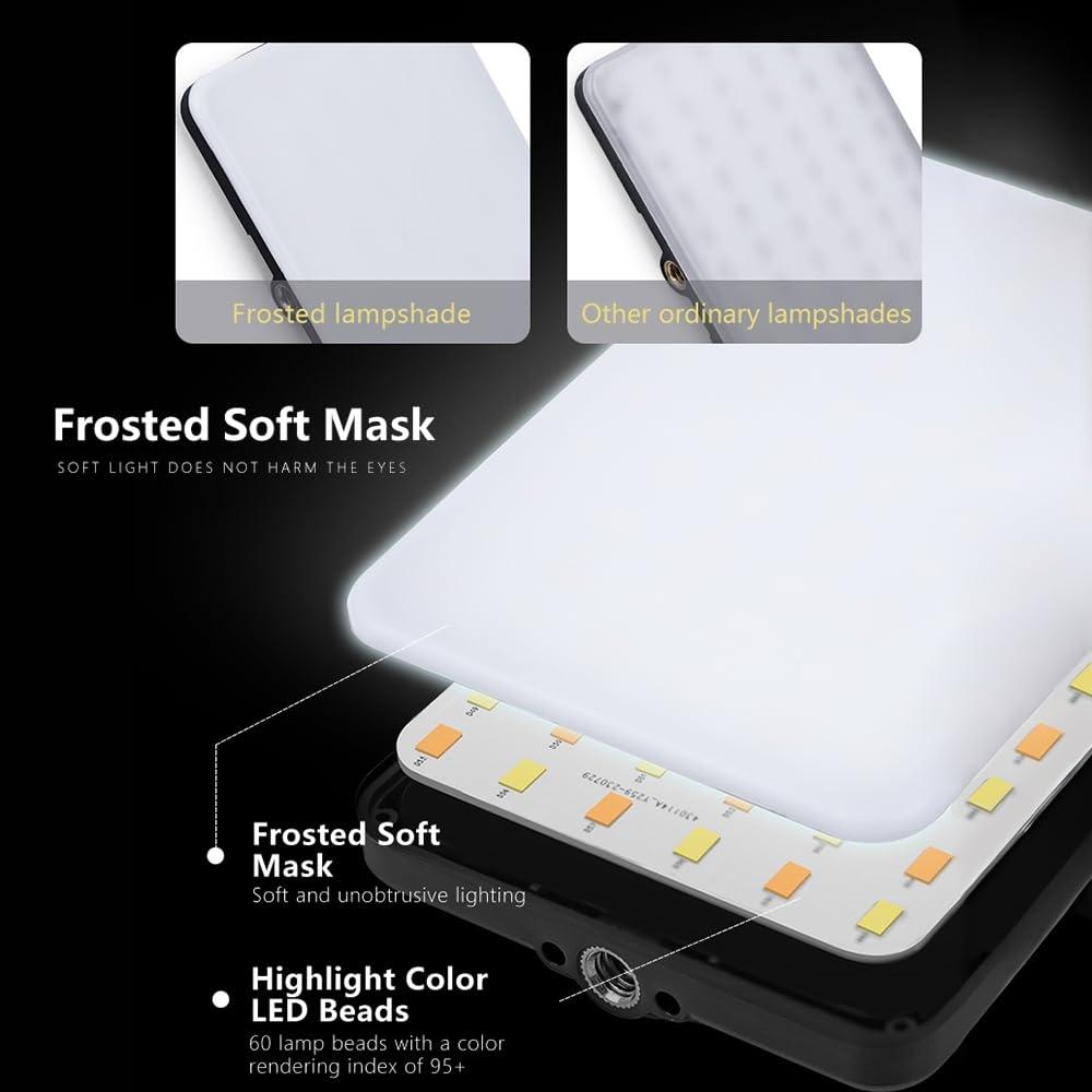 Rechargeable Clip Fill Light - 60 Leds 3 Light Modes Front & Back Clip a Type Blue - A Type Blue 13