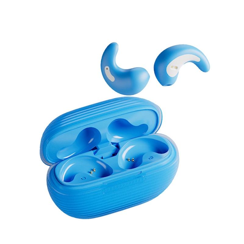Bluetooth Earphones with Charging Case for Restful Sleep - Black Wihout Silicone Case 13