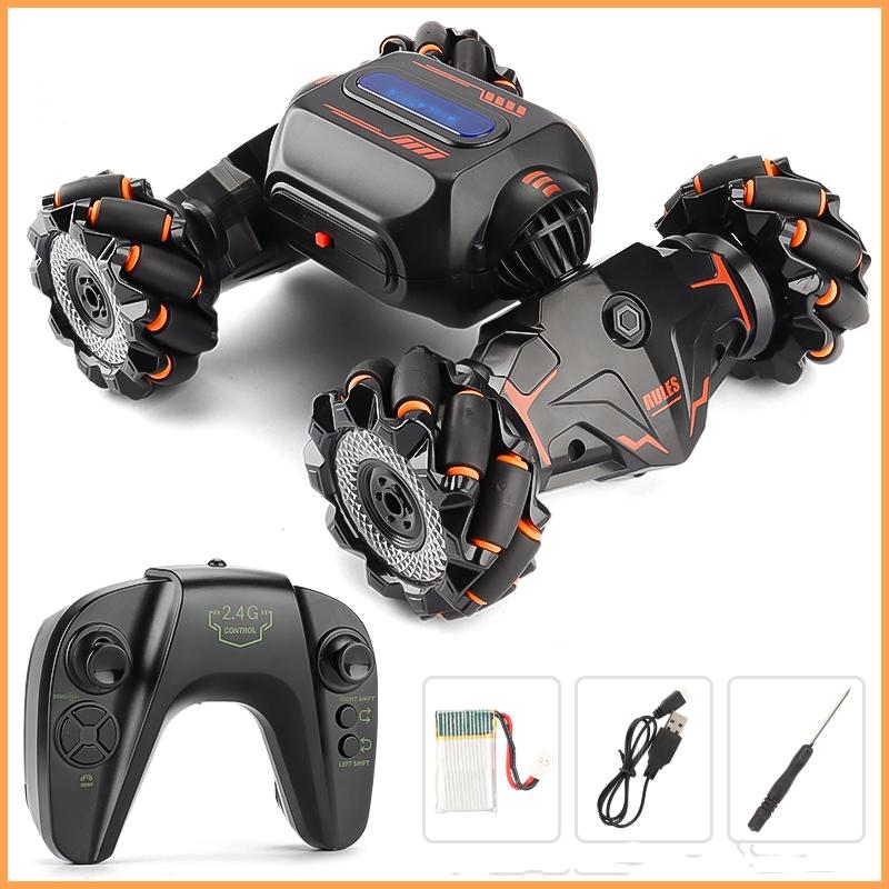Twist Stunt Car with 2.4g Remote Control - Orange / Green 3