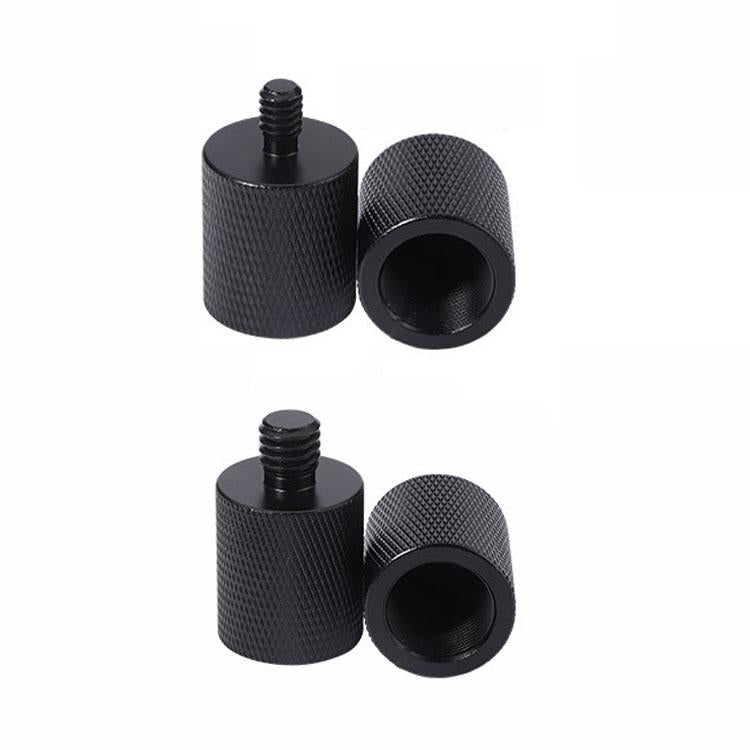 2-Pack Microphone Adapter 1 / 4 Male To F1 5 / 8-27 Female Screw 3