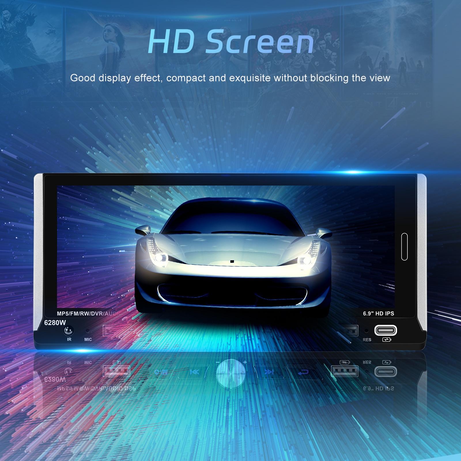 6.9 Inch Car Mp5 Player With Carplay Function & Backup Camera - Standard 5