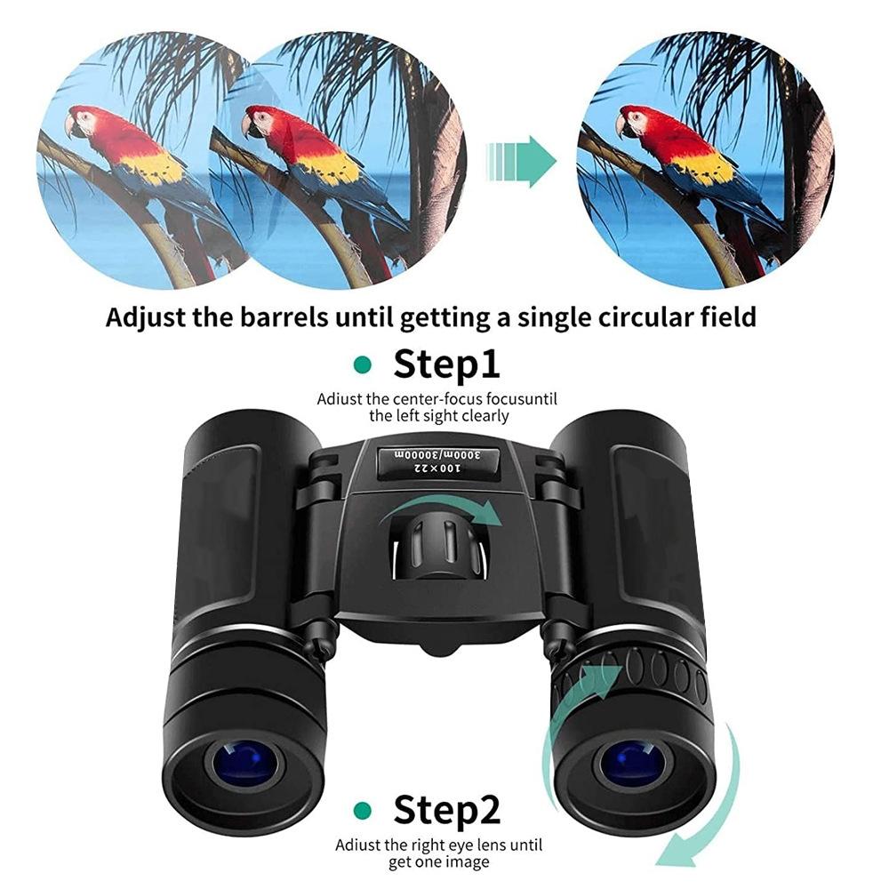 Foldable Hunting Binoculars for Outdoor Adventures - 200 X 25 Standard 5