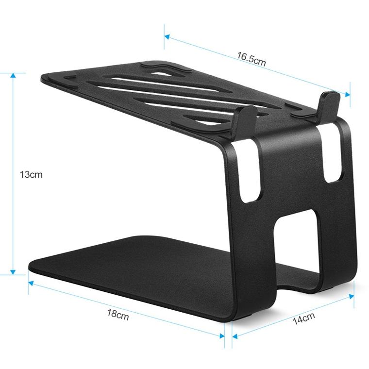 Aluminum Laptop Stand with Cooling Speaker - Portable