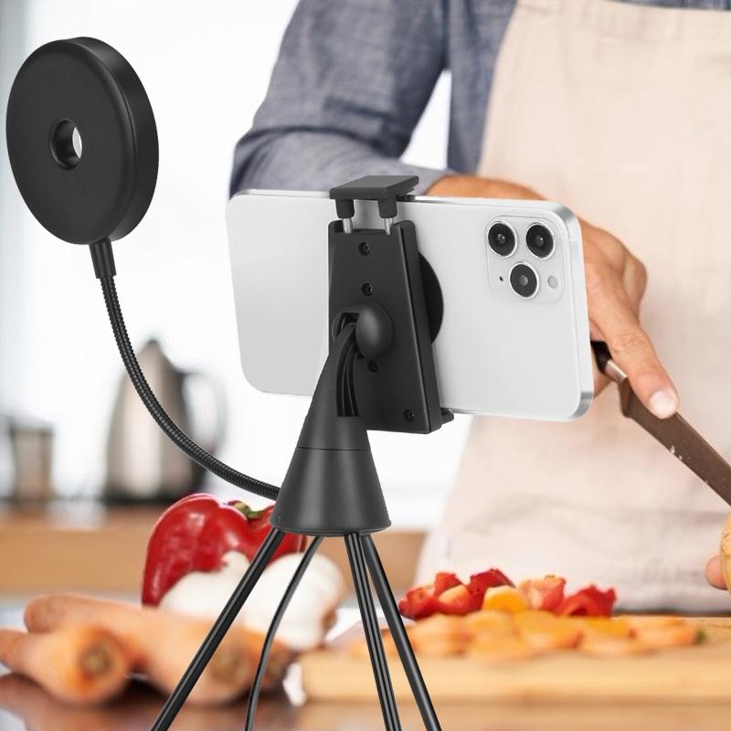Dimmable Led Ring Light with Phone Tripod Stand 7