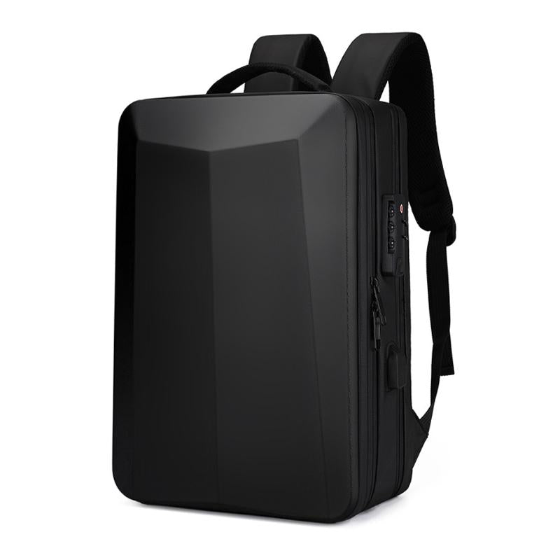 15.6 Gaming Backpack - Durable Hard Shell Black