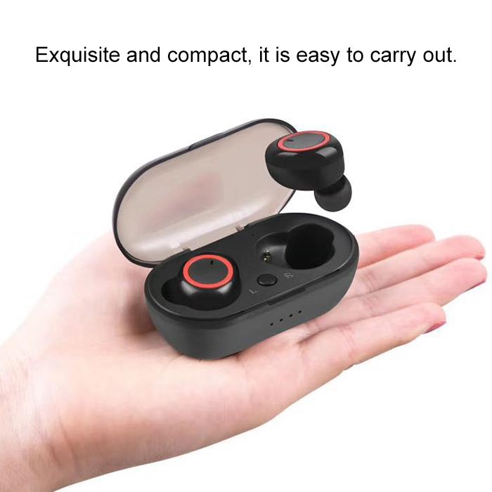 Wireless Stereo Bluetooth Headset with Charging Case - Bth-k08 Tws V5.0 9