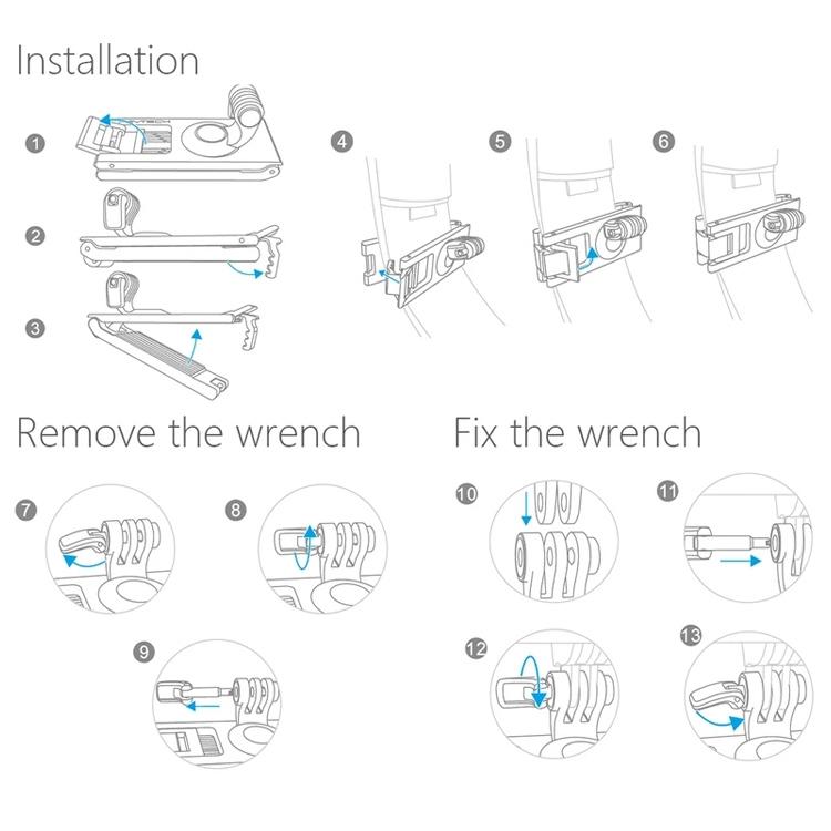Secure Strap Holder for Dji Pocket / Action - Fixed 6