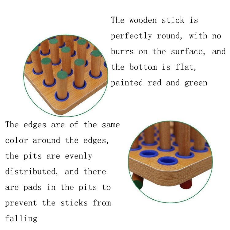 Small Wooden Finger Exercise Board For Rehabilitation Training 5