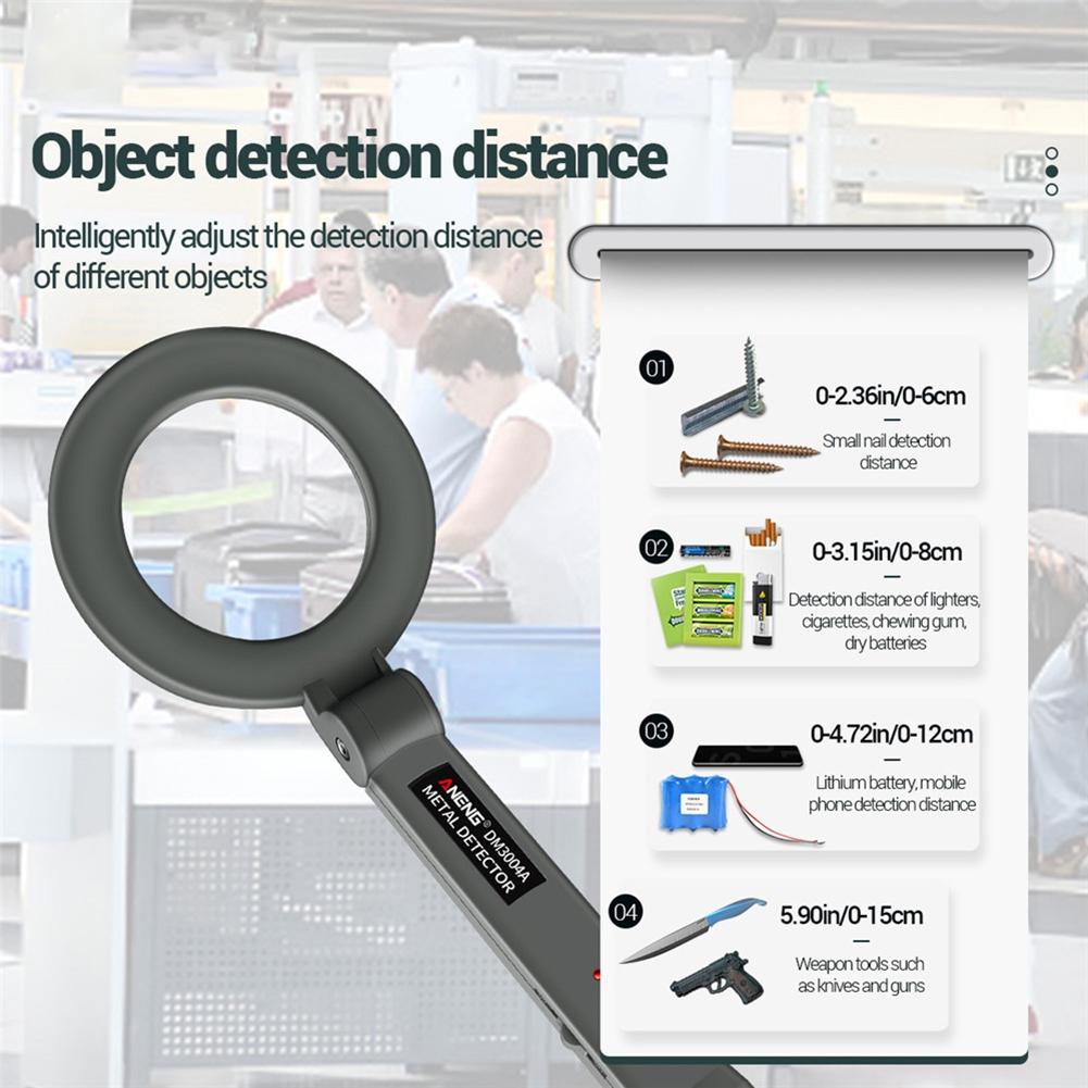 High-precision Handheld Metal Detector for Airport Scanning 4