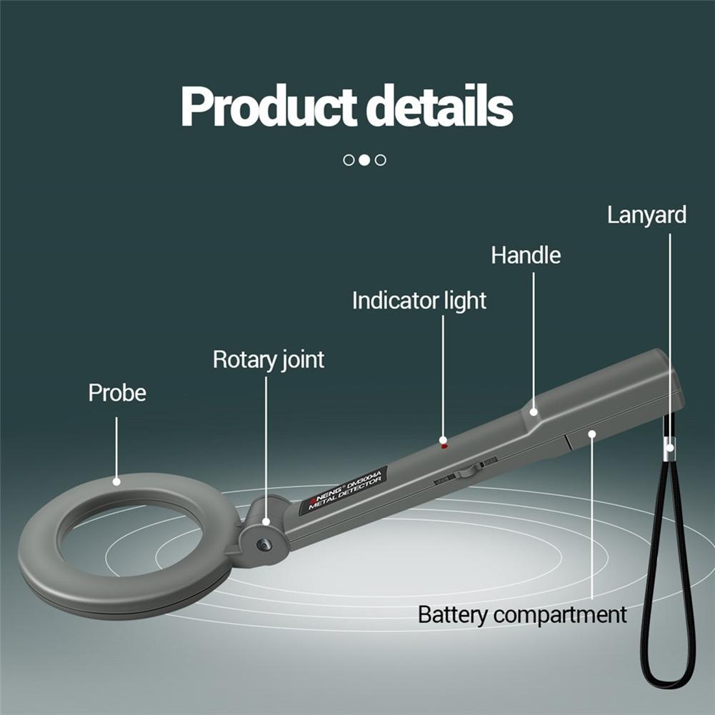 High-precision Handheld Metal Detector for Airport Scanning 8