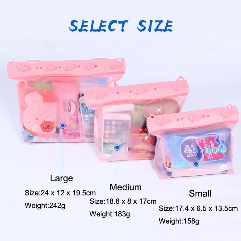 Small Waterproof Crossbody Diving Bag For Drifting And Storage Pink 7