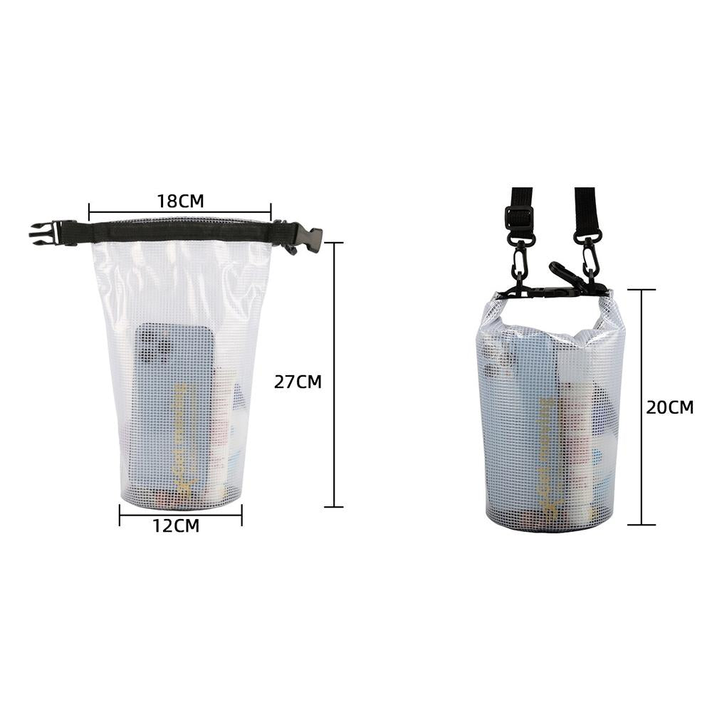2L Waterproof Bag For Beach Rafting And Swimming Translucent Design 4