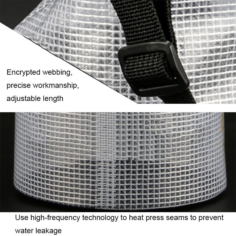 2L Waterproof Bag For Beach Rafting And Swimming Translucent Design 9