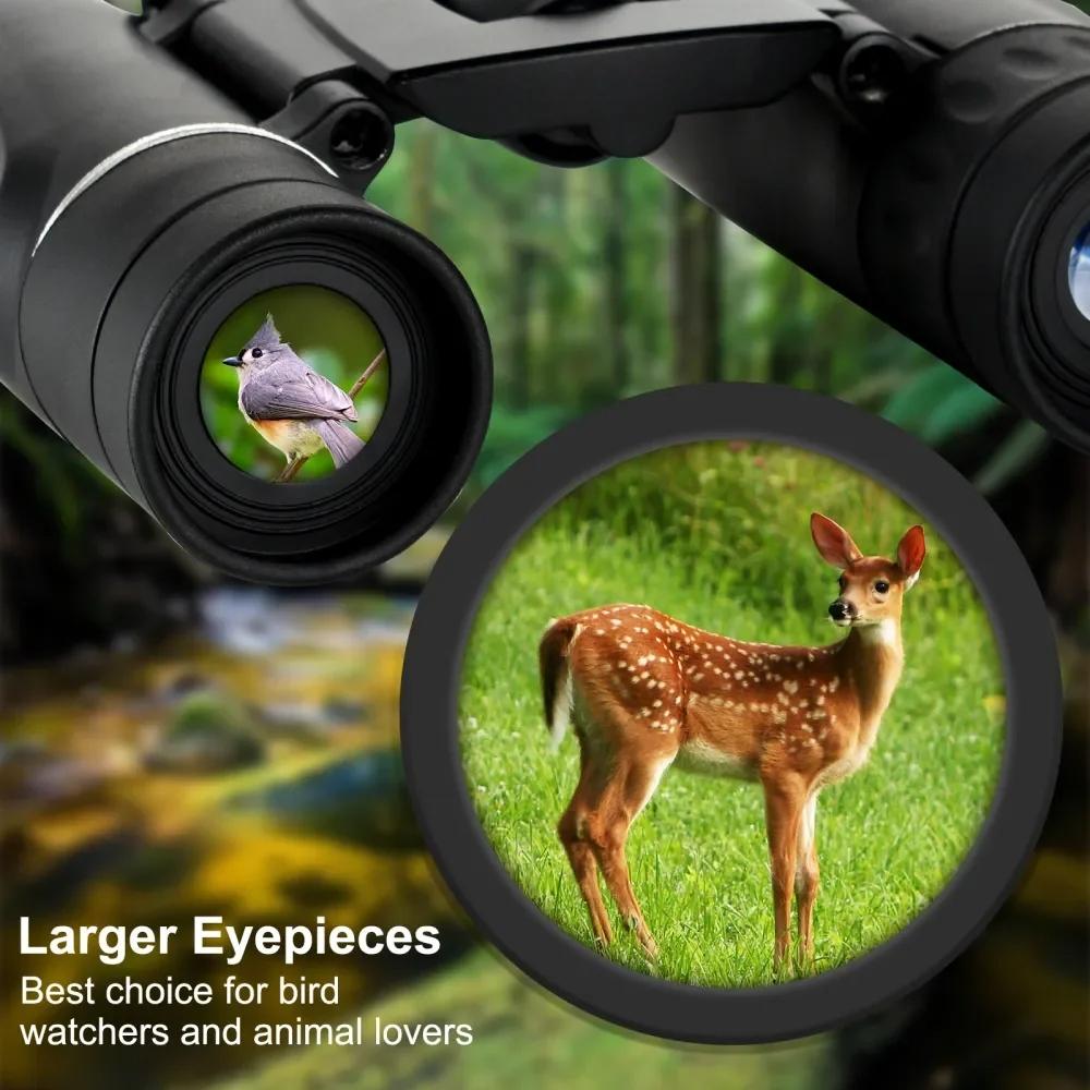 High-power Mini Binoculars for Low-light Night Vision 8x21 9