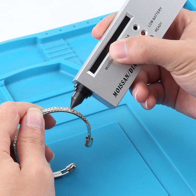 Silver Portable Moissanite / Diamond Tester - 9v Battery 9