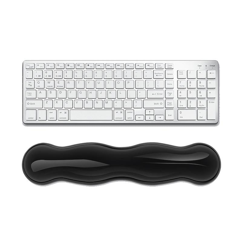 Large Green Silicone Keyboard Wrist Rest & Mouse Pad - Small Transparent 10