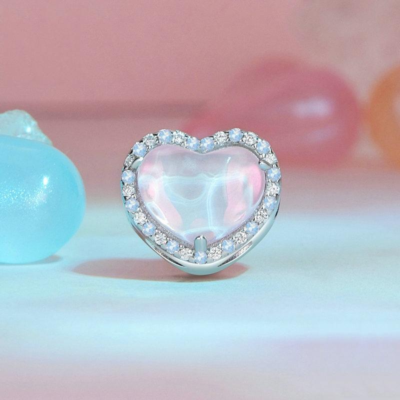 925 Sterling Silver Diy Love Beads For Valentine'S Day In 3