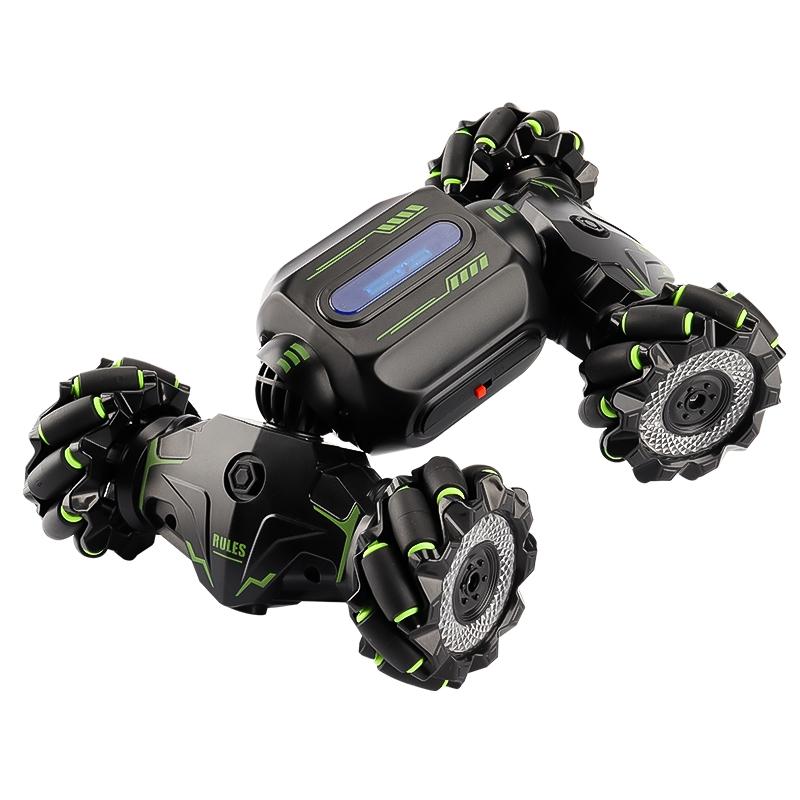 Twist Stunt Car with 2.4g Remote Control - Dual Control - Orange / Green 4