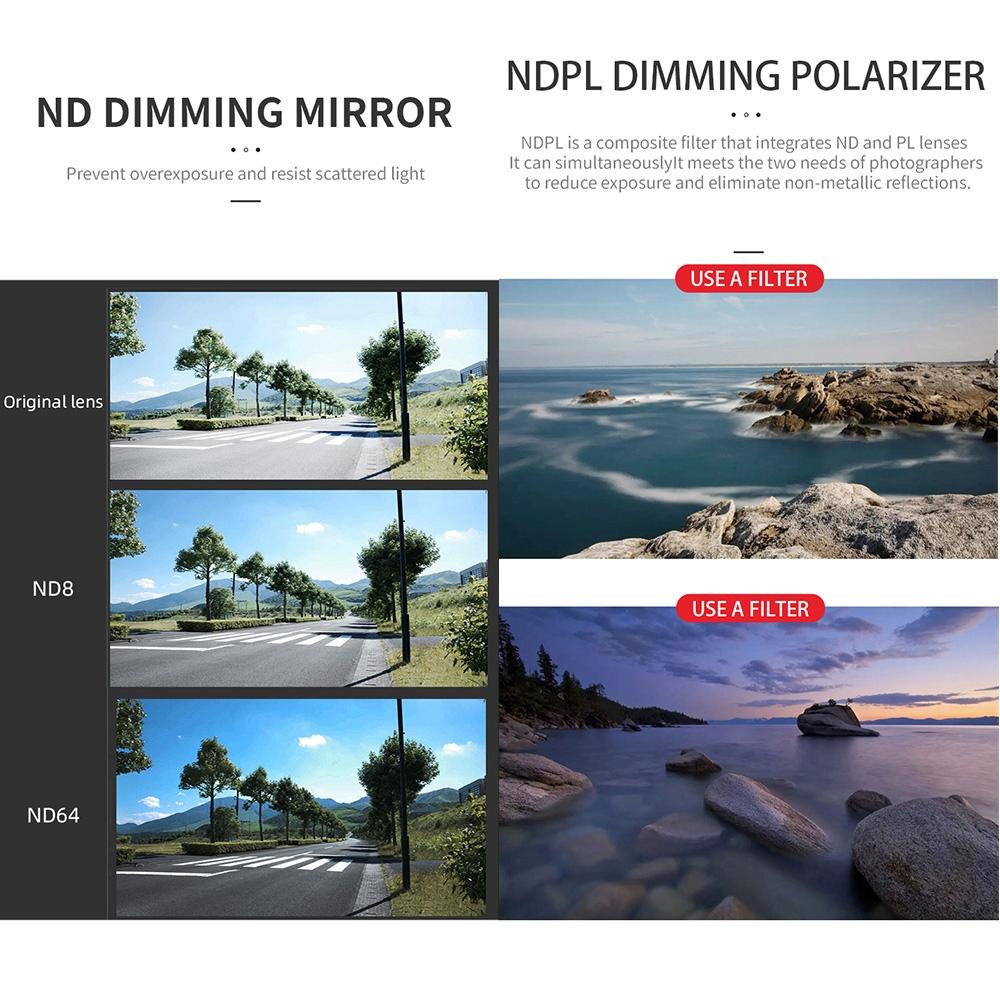3-in-1 Cpl Nd8 Nd16 Lens Filter for Dji Mavic 3 Pro 6