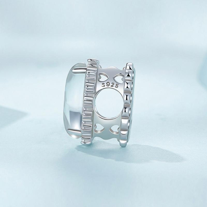 925 Sterling Silver Engraved Zirconia Bracelet 4