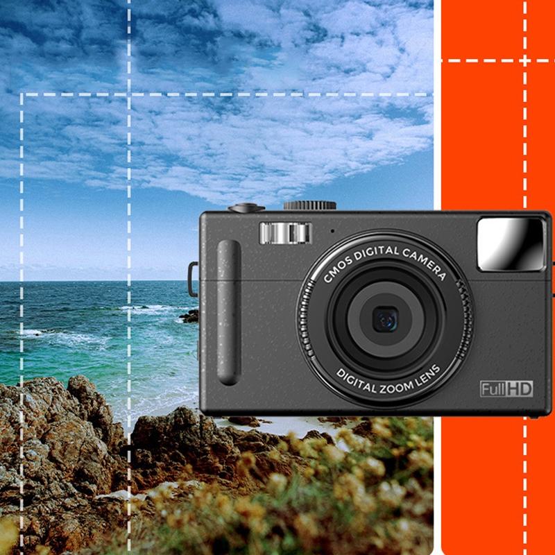 3.0 Hd Children's Digital Camera with 48mp and 3 Screen - Black 8