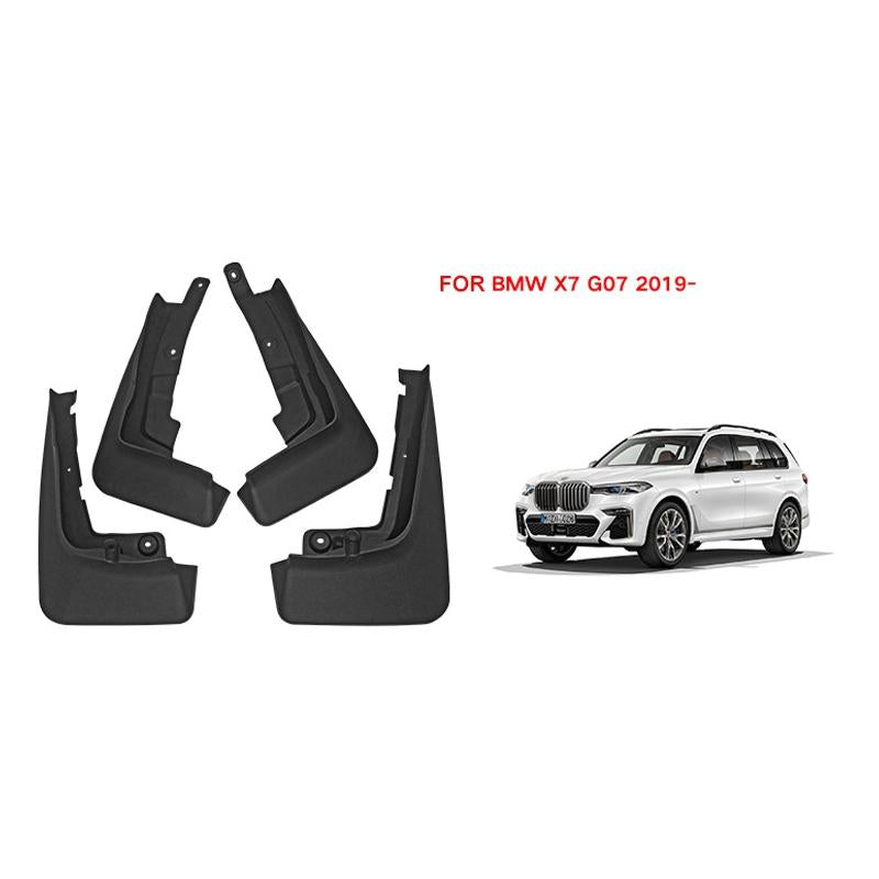 For Bmw X7 2019-2023 4Pcs / Set Car Auto Soft Plastic Splash Flaps Fender Guard With Pedals 3