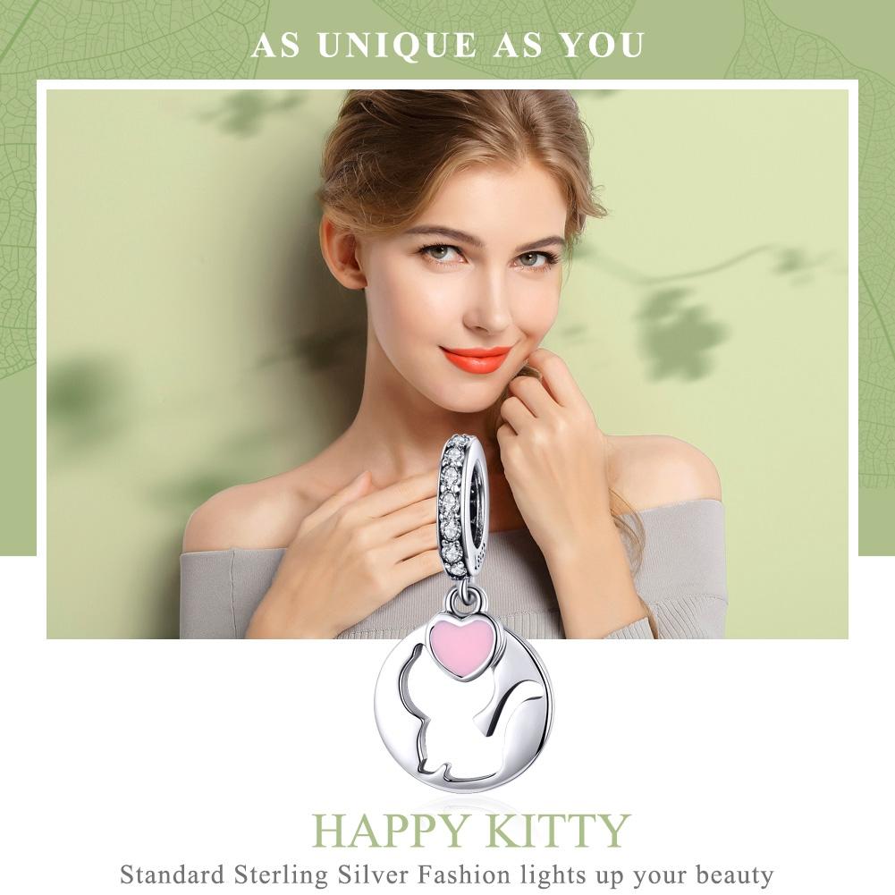 925 Sterling Silver Cat Pendant For Diy Bracelets And Necklaces Style - Pendent 4