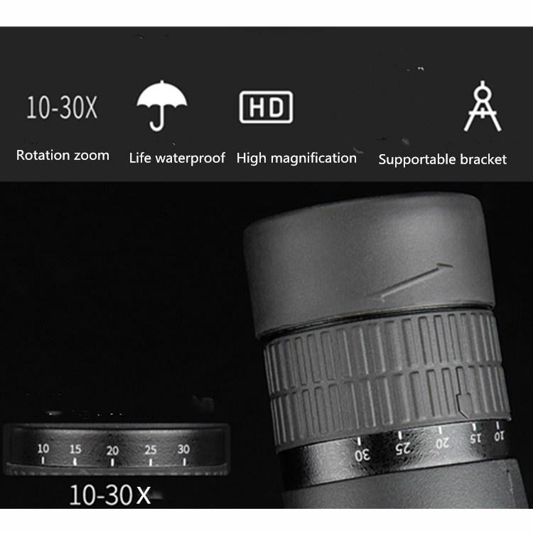 High Magnification Hd Telescope - 10-30x50 Continuous Zoom 5