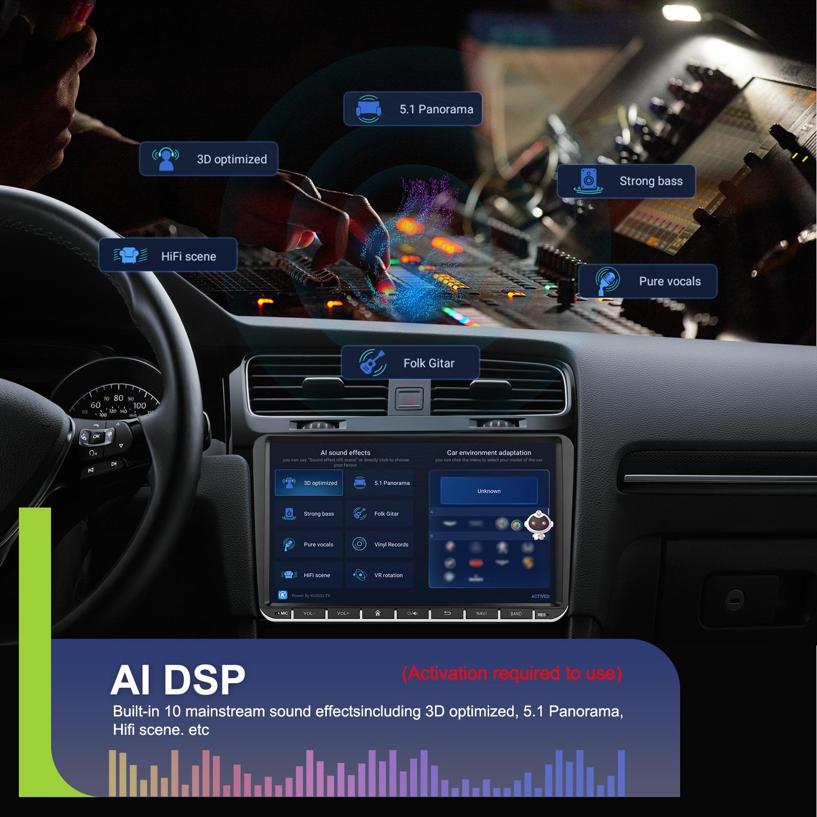 Android 13 Multimedia Player For Vw - 4 + 64G - 9-Inch 15