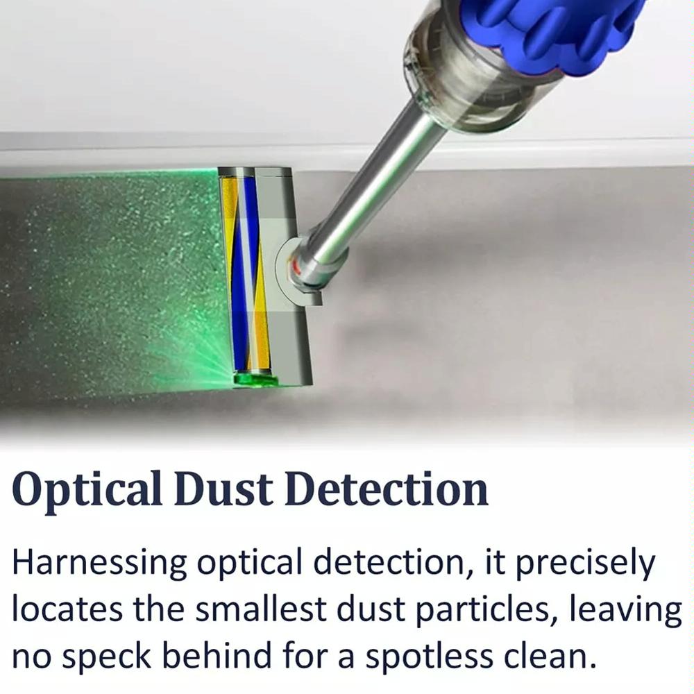 Green Light Dust Display Vacuum Brush Head - For Dyson Gen5 4