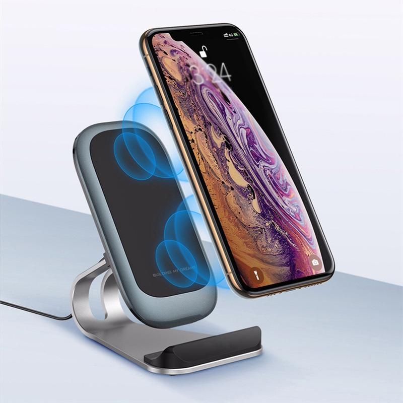 15W Multifunctional Wireless Charger With Stand Black 7