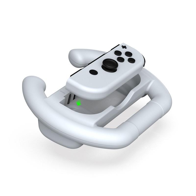Oled Steering Wheel Set for Nintendo Switch - Compact and Stylish 4