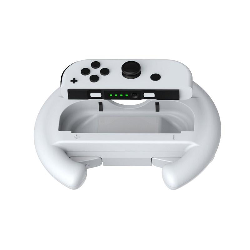 Oled Steering Wheel Set for Nintendo Switch - Compact and Stylish 5