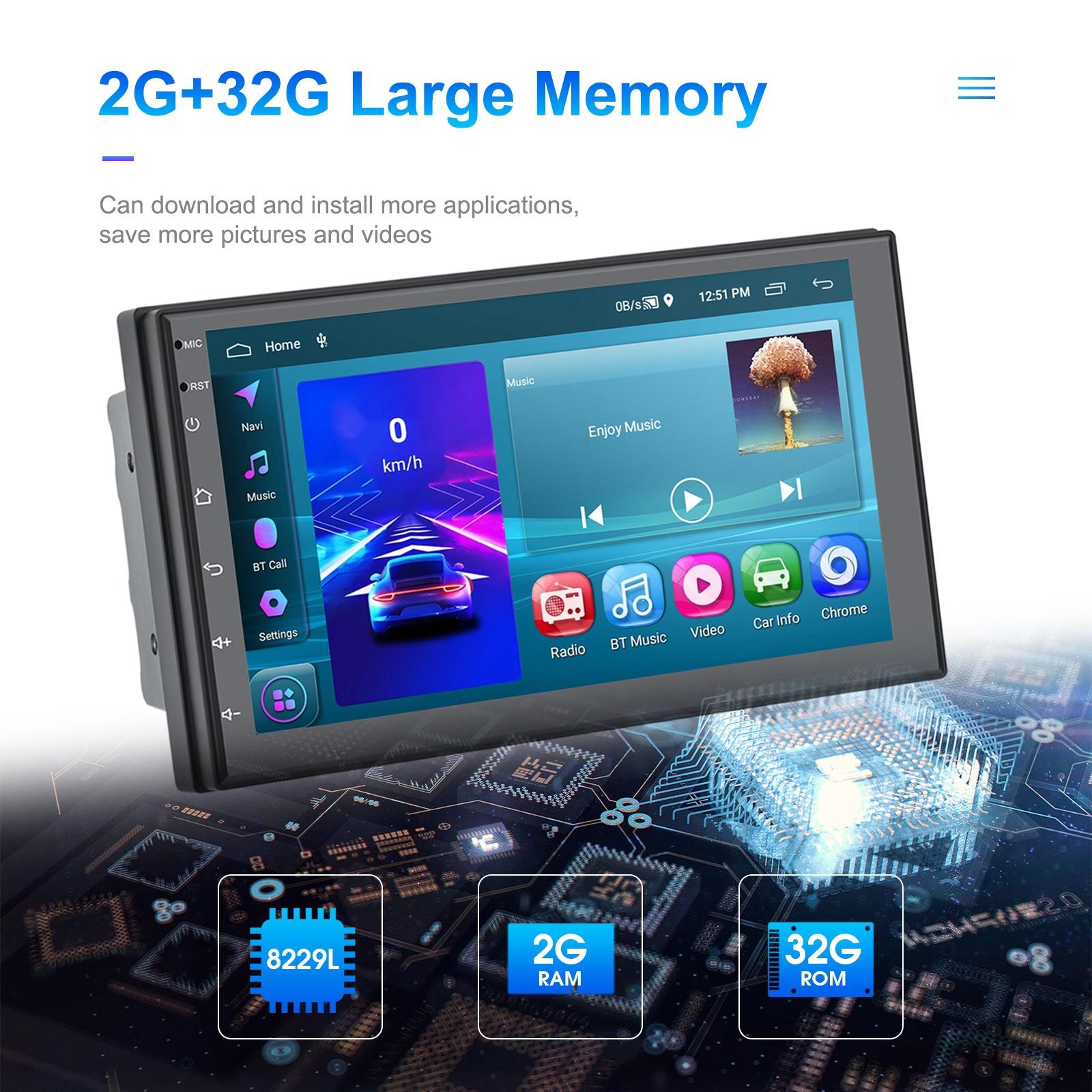 7 Inch Android 11 Carplay Navigation Player - 2 + 32G 5