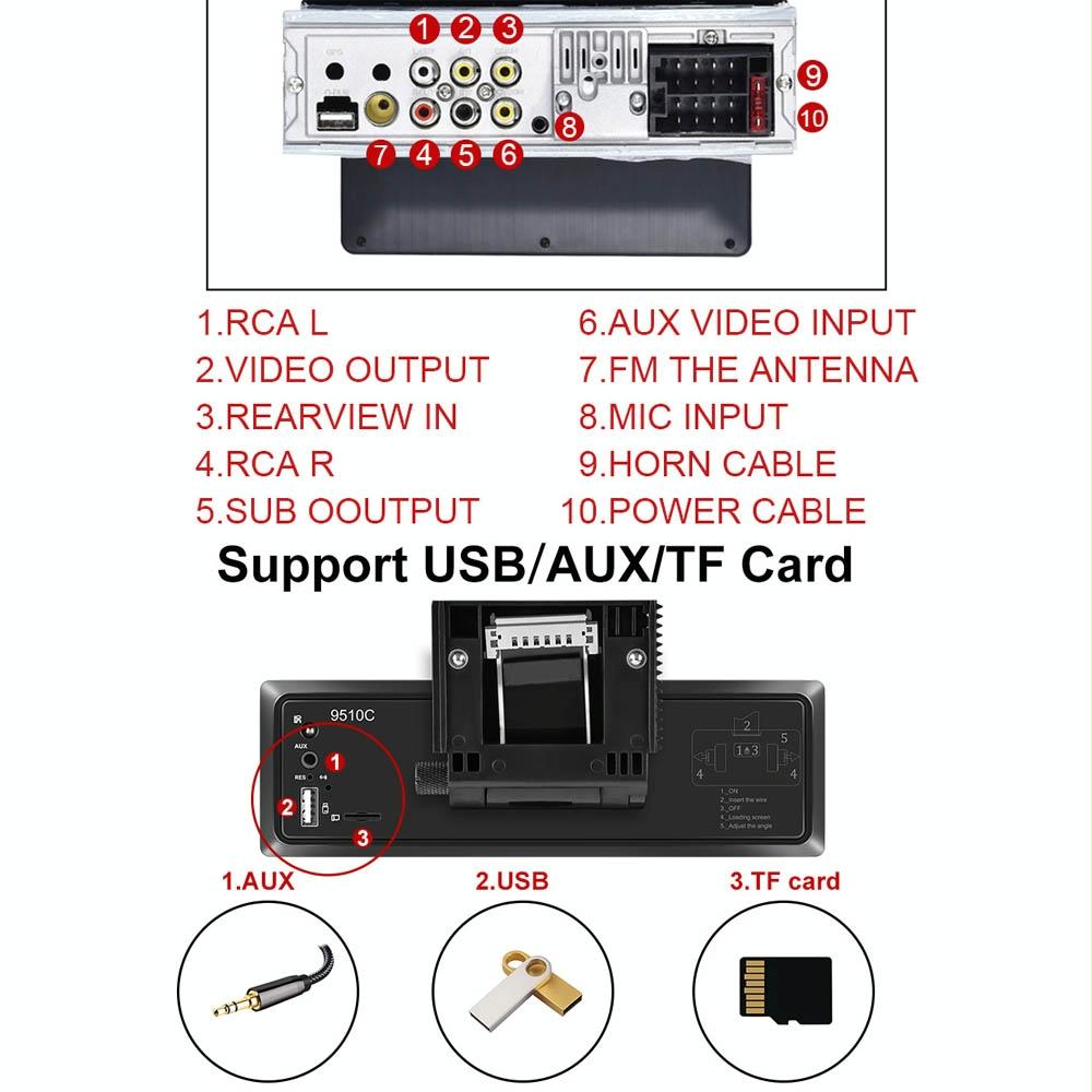 9.5 Inch Carplay Mp5 Player - Standard Size 3