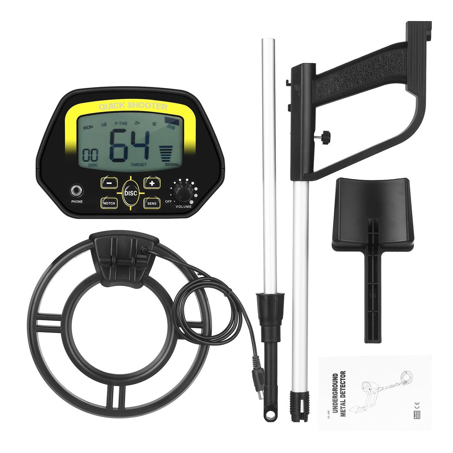 3.1 Lcd Underground Metal Detector - Compact & Accurate 3