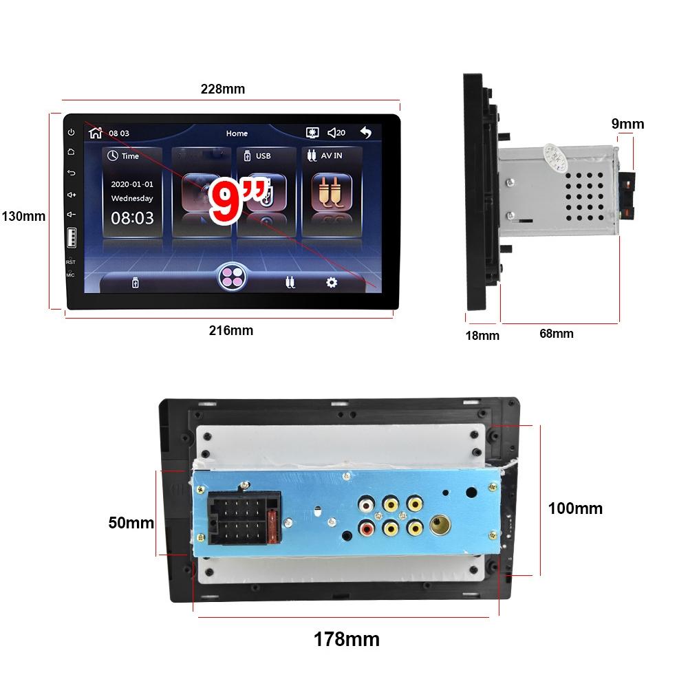 9 Inch Carplay Mp5 Player - Single Spindle Standard 4