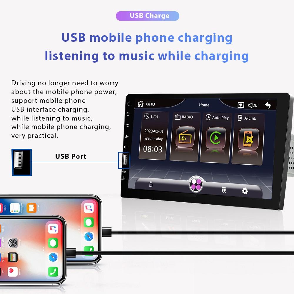 9 Inch Carplay Mp5 Player - Single Spindle Standard 9