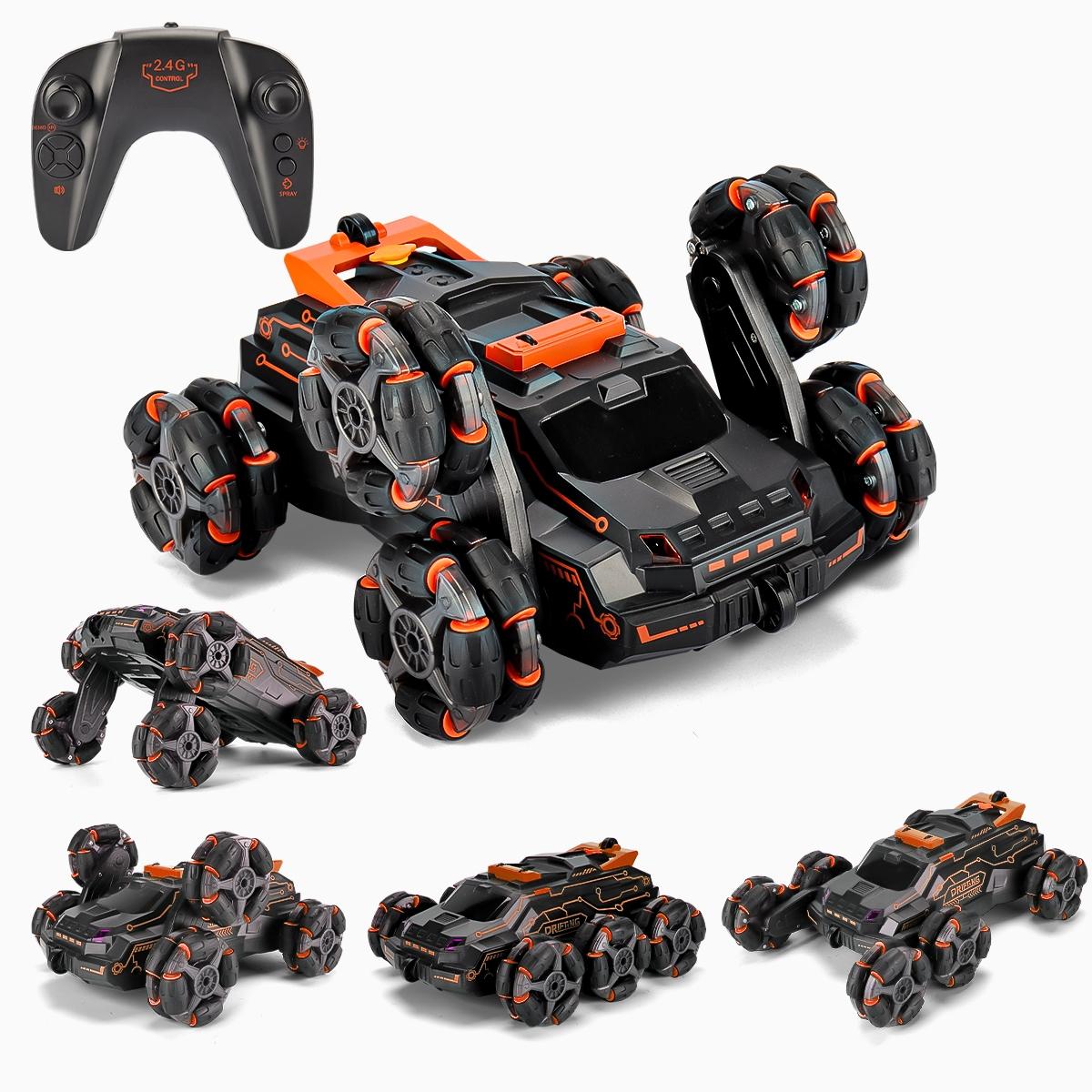 360-degree Swing Arm Stunt Car with 2.4g Six-wheel Drift Spray 3