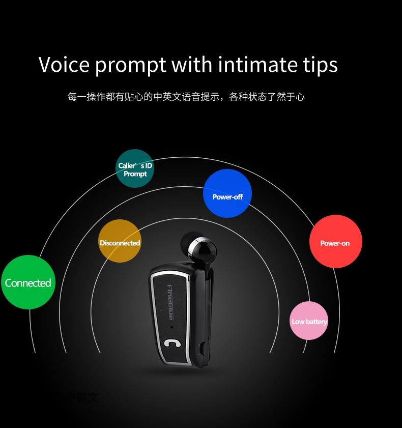 Mini Wireless Bluetooth Earphone - Black 7