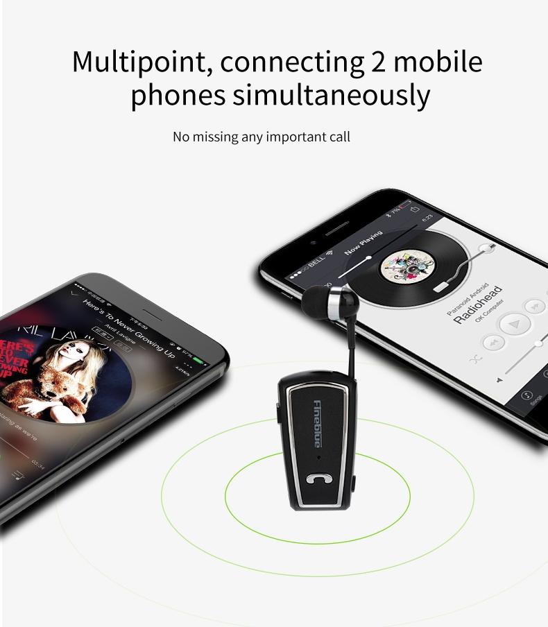 Mini Wireless Bluetooth Earphone - Black 8